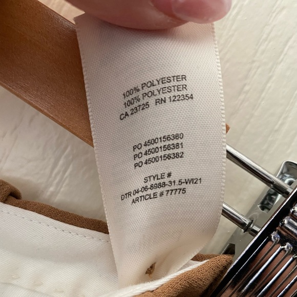 ARITZIA EFFORTLESS PANTS IN REGULAR LENGTH size 00 in color saville - Picture 8 of 8